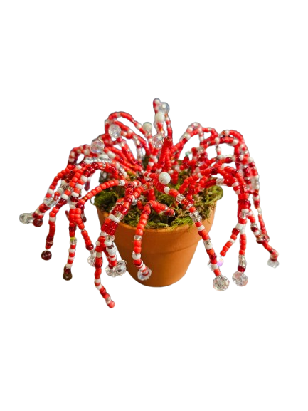 Beaded Bead Plant Decoration Pots