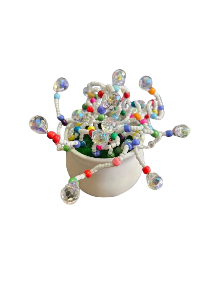 Beaded Bead Plant Decoration Pots