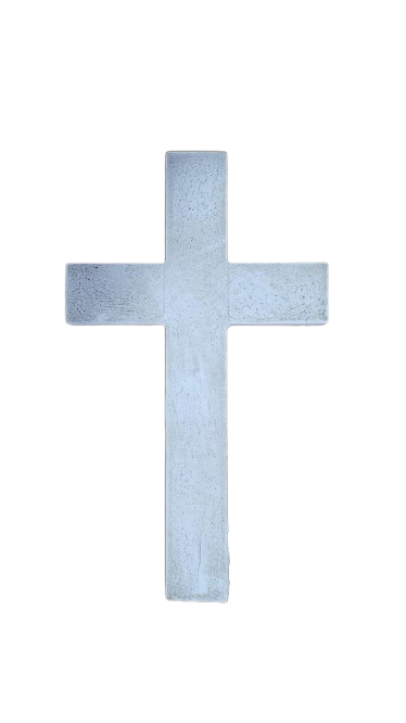 Cement Cross Ornament Assorted