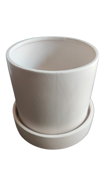 Pot With Drip Tray Medium Various Colours
