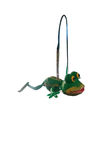 Hanging Frog On Stick Decoration