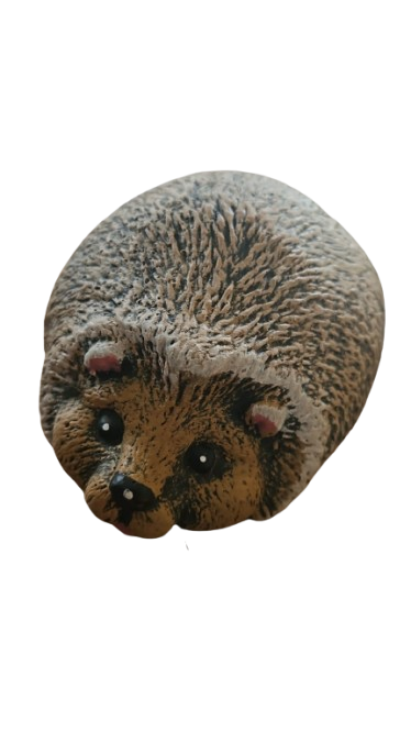 Medium Hedgehog Cement Ornament