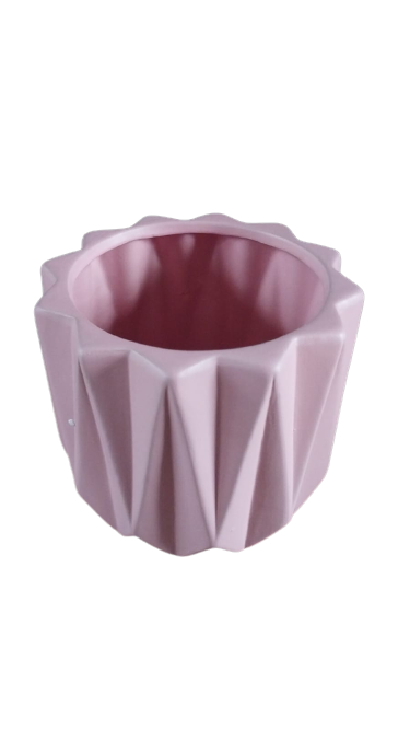 F-Pot Shaped J9 (15x15x12.5cm) Pink
