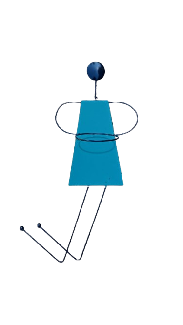 Stick Family Metal Decoration