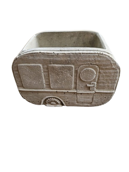 Concrete Caravan Planter