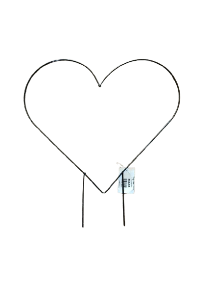 Metal Heart Stick Decoration