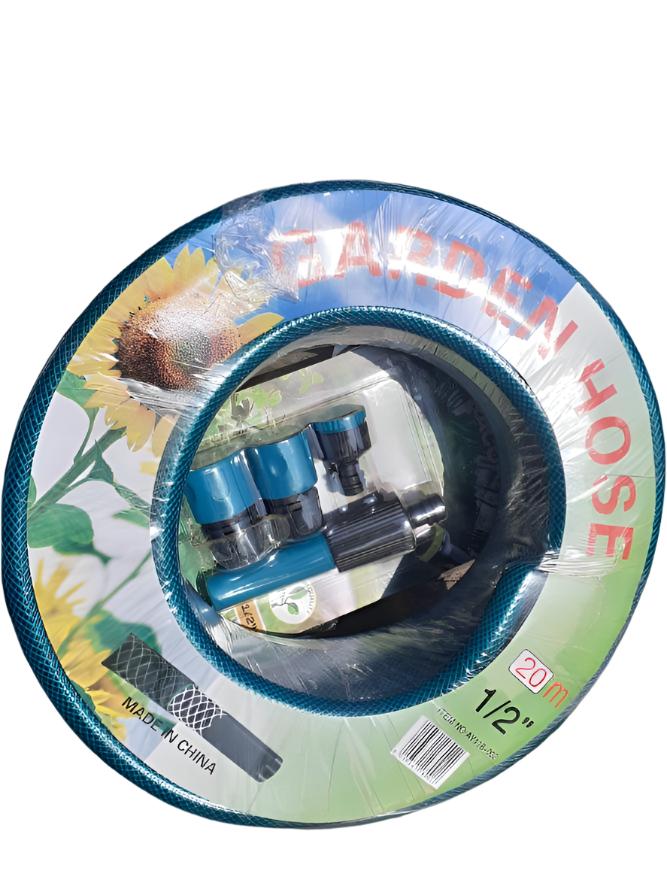 Garden Hose 20m 1,27CM (Including Fittings)