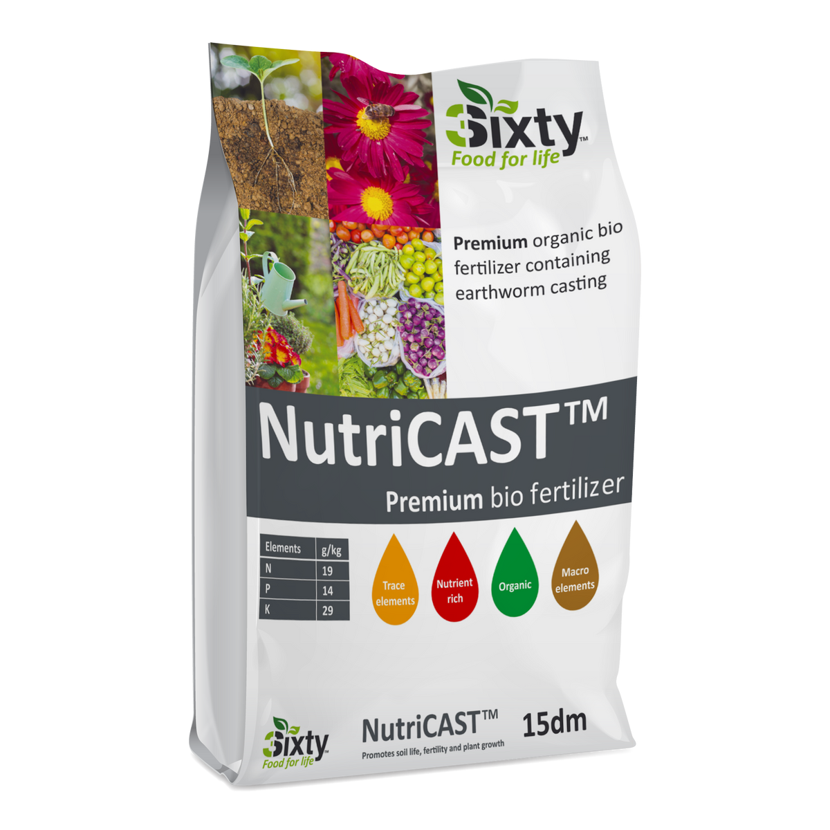 Nutricast Premium organic fertilizer 15dm