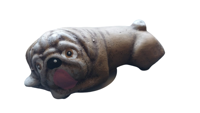 Cement Painted Pug(C33-P)
