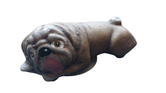 Cement Painted Pug(C33-P)