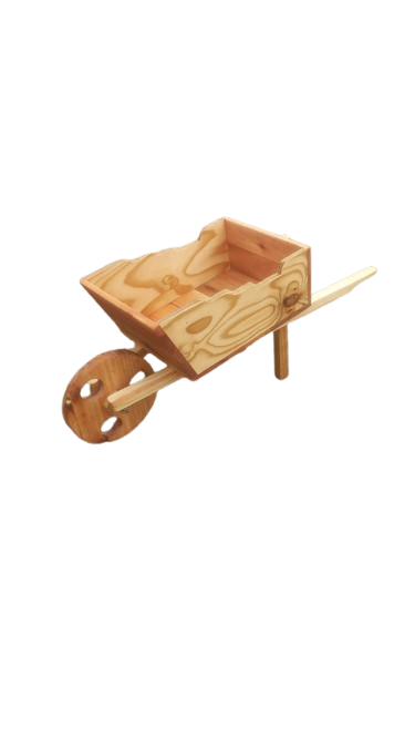 Large Wooden Wheelbarrow