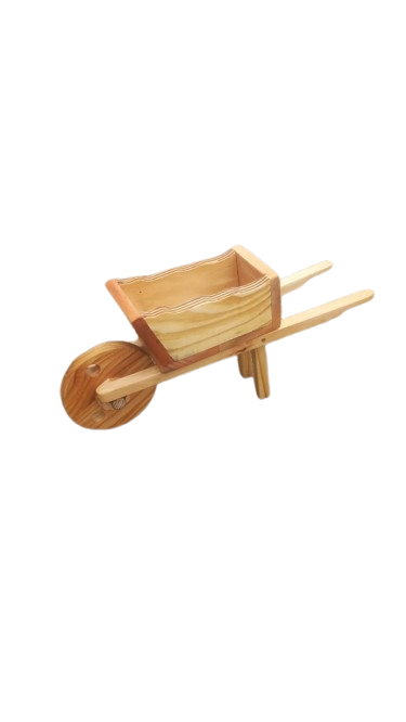 Extra Small Wooden Wheelbarrow