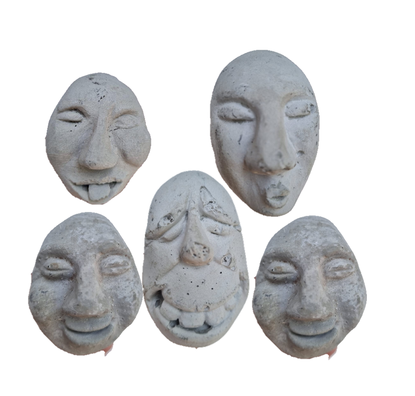 Mixed Cement Faces