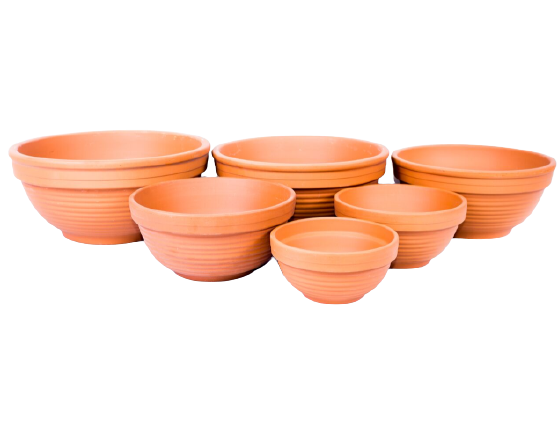 Bowl Ring Clay Pot - Various Sizes