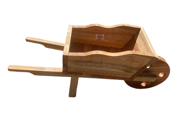 Medium Wooden Wheelbarrow