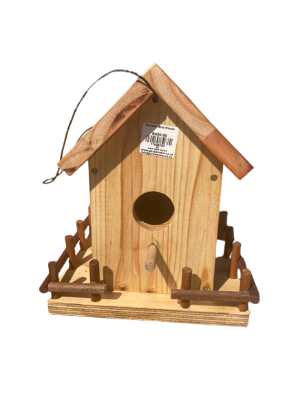 Hanging Wooden Bird House