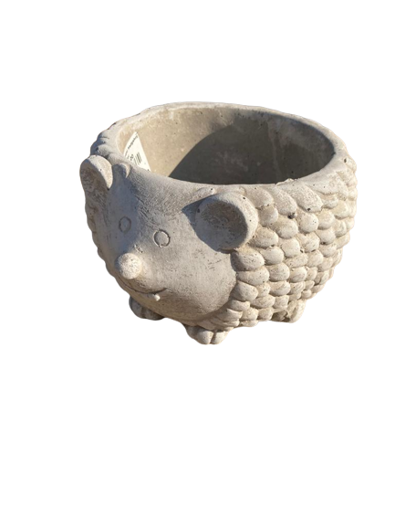 Large Cement Hedgehog Pot(C35)