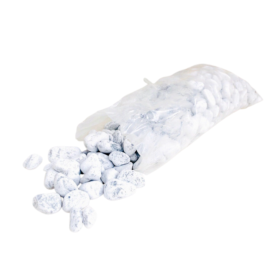 White Decorative Pebbles 300mm x 600mm Bags
