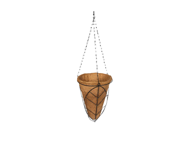 Coir Hanging Basket Conical plus Liner - Various Sizes