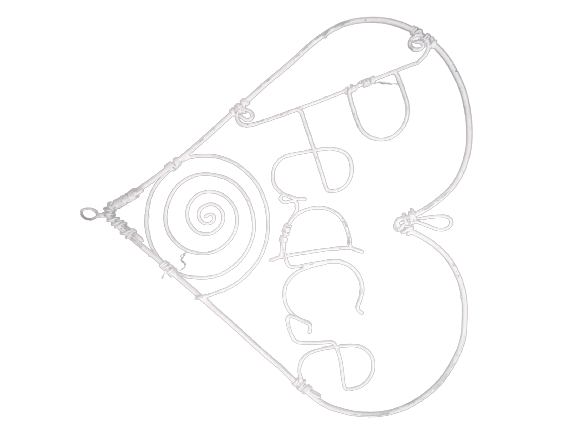 Decor Metal Heart -Small