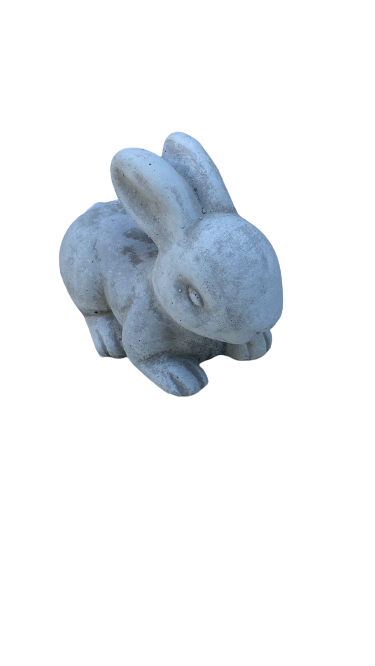 Medium Cement Rabbit Ornament (C10)