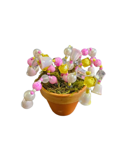 Beaded Bead Plant Decoration Pots