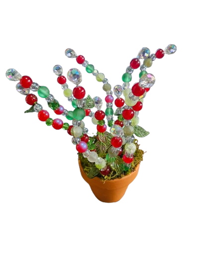 Beaded Bead Plant Decoration Pots
