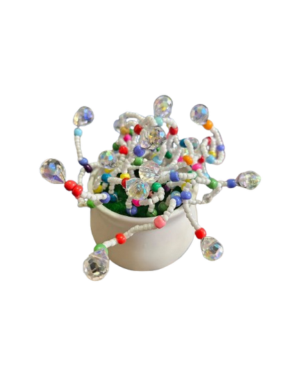 Beaded Bead Plant Decoration Pots