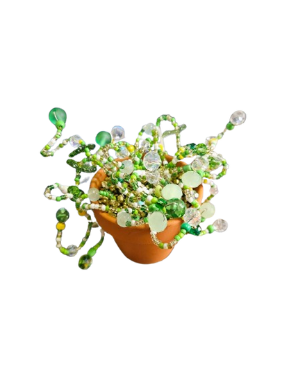 Beaded Bead Plant Decoration Pots