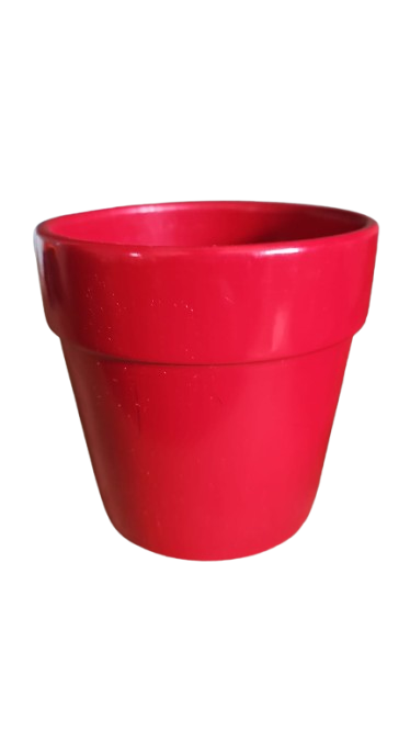 Claire Cherry Red Gloss Pot 9cm