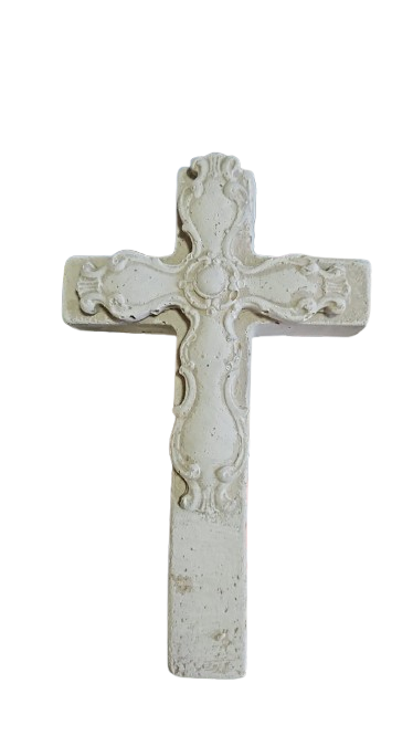 Cement Cross Ornament Assorted