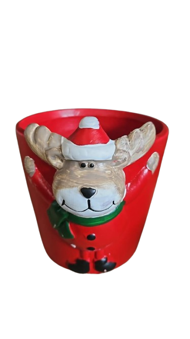 Ceramic Xmas Pots Various