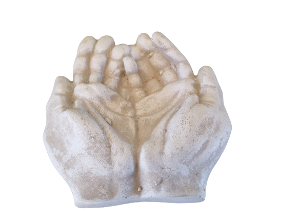 Cement Hands Ornaments