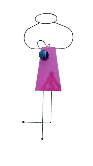 Stick Family Metal Decoration