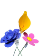 Metal Small Mixed Flowers