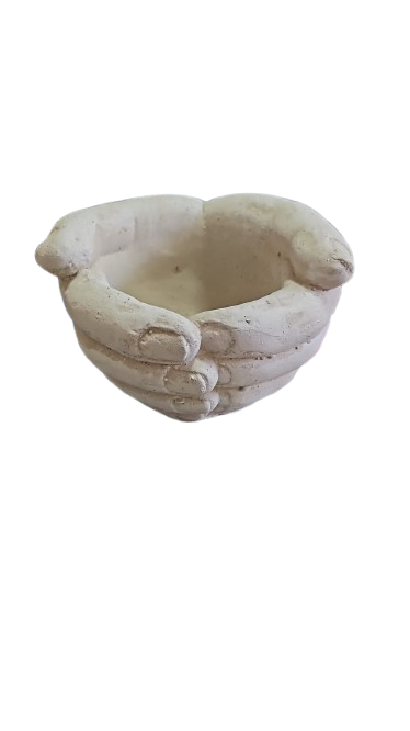 Cement Hand Planter Various Sizes