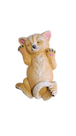 Small Sleeping Cat Cement Ornament