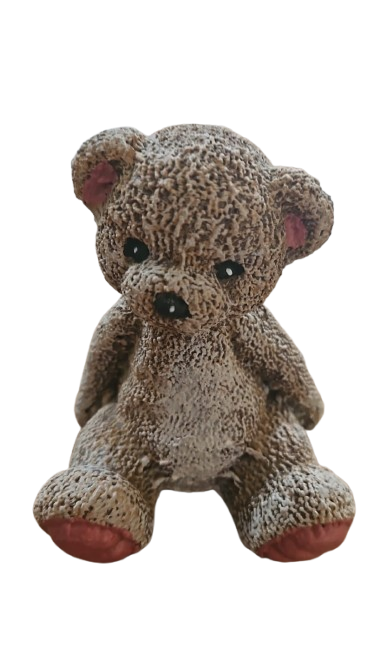 Small bear Cement Ornament