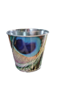 Tin Printed Plant Pot