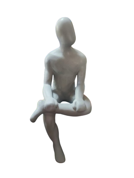 Seated Figures Various Concrete Ornament