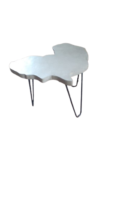 Cement African Map Table
