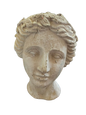 Cement Octavia Head Planter Ornament