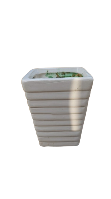 White Ceramic Pots Various Sizes/Shapes