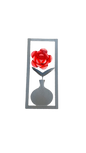 Large metal Flower In Frame