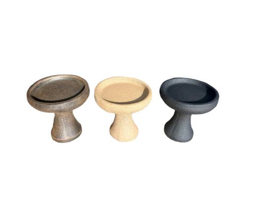 Bird Bath Small 315 x 310 (Rock, Bronze, Black)