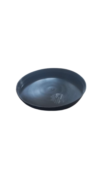 Black Plastic Saucer 25-30cm