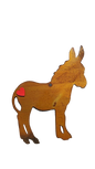 Metal Wall Donkey