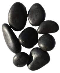 Black Pebbles 20kg Mixed Rebag S/M.