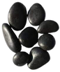 Black Pebbles 20kg Mixed Rebag S/M.
