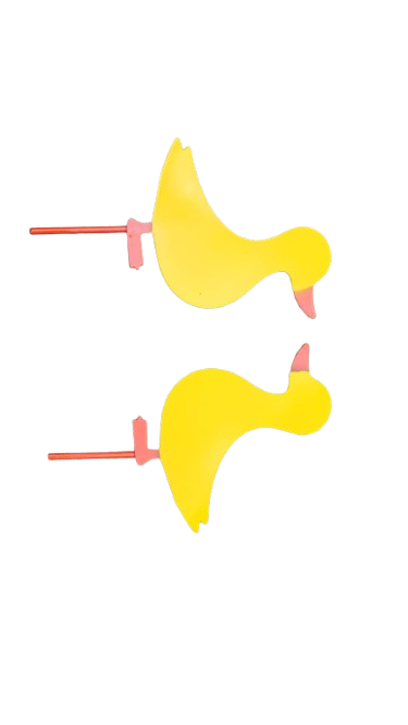 Metal Duckling Ornament